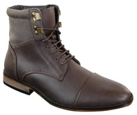 Galax GLX3517 Muške uske vintage retro Sherlock vezicama elegantne ležerne gležnjače od kože