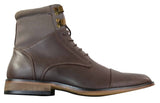 Galax GLX3517 Muške uske vintage retro Sherlock vezicama elegantne ležerne gležnjače od kože