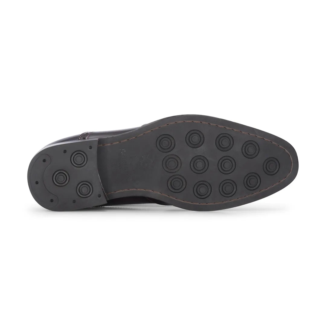 Harry - Muške lakirane brogue cipele boje vina