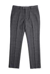 Hobbs - Muške sive karirane hlače Vintage Retro Smart Wedding