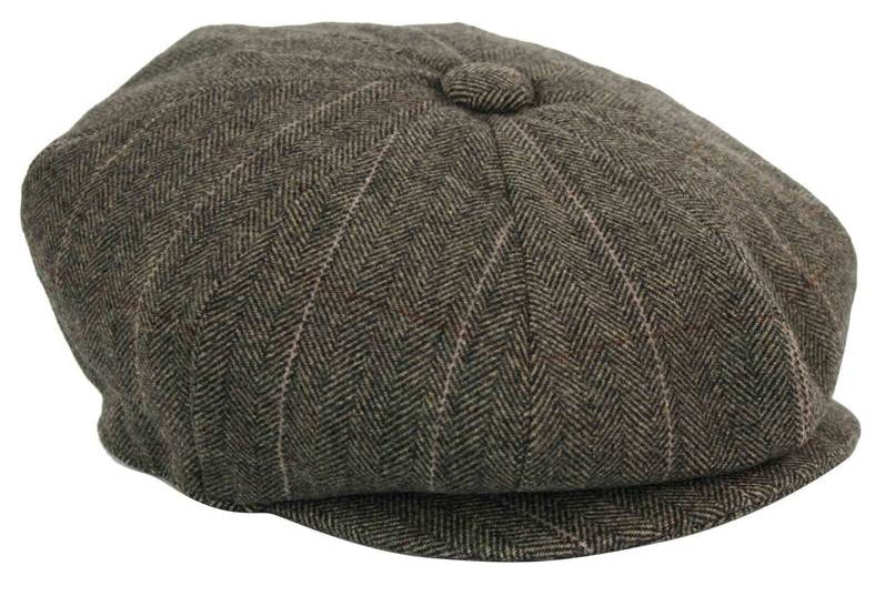 Muška kapa Peaky Blinders s tvidom i kockastim uzorkom