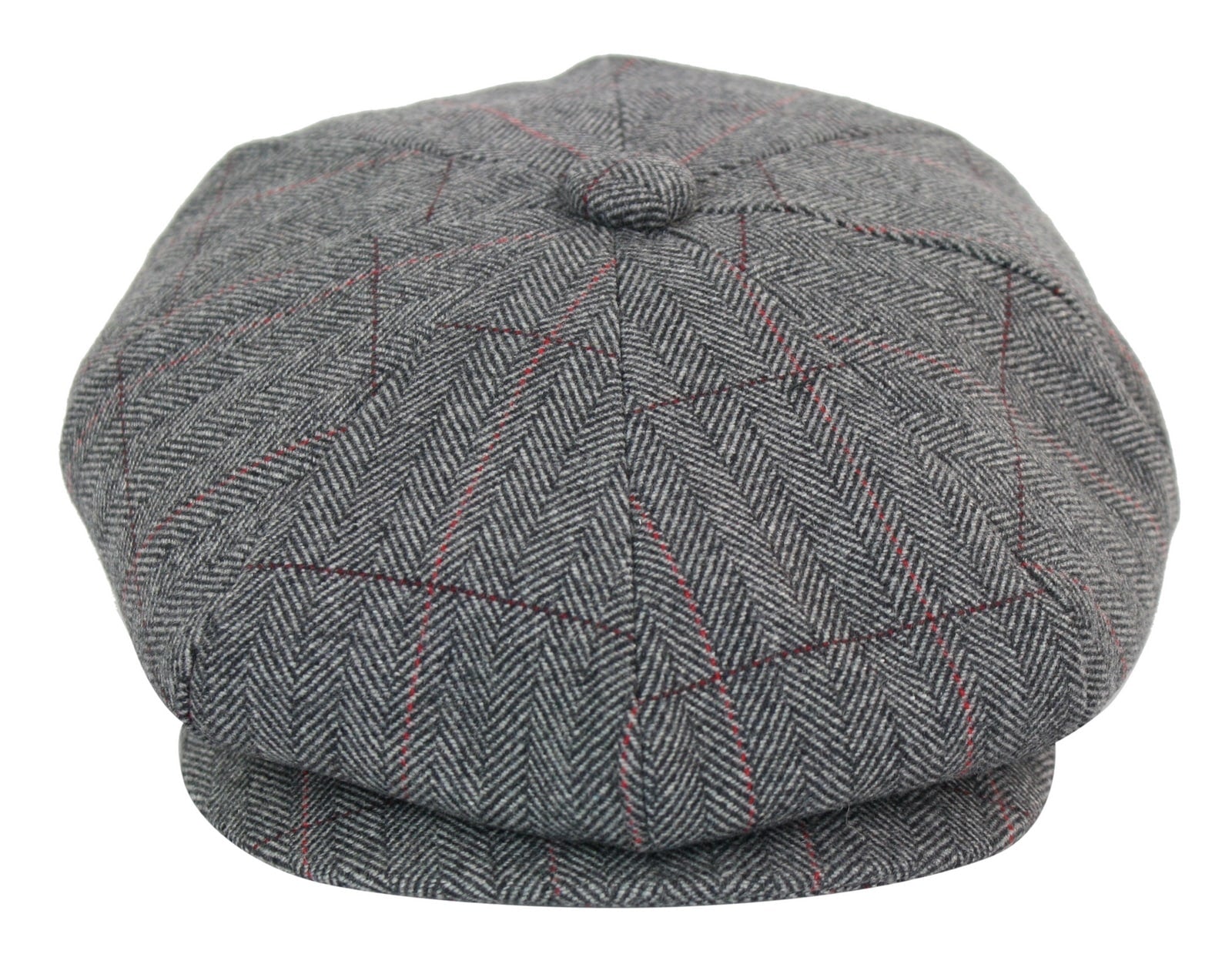 Muška kapa Peaky Blinders s tvidom i kockastim uzorkom