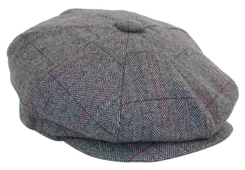 Muška kapa Peaky Blinders s tvidom i kockastim uzorkom