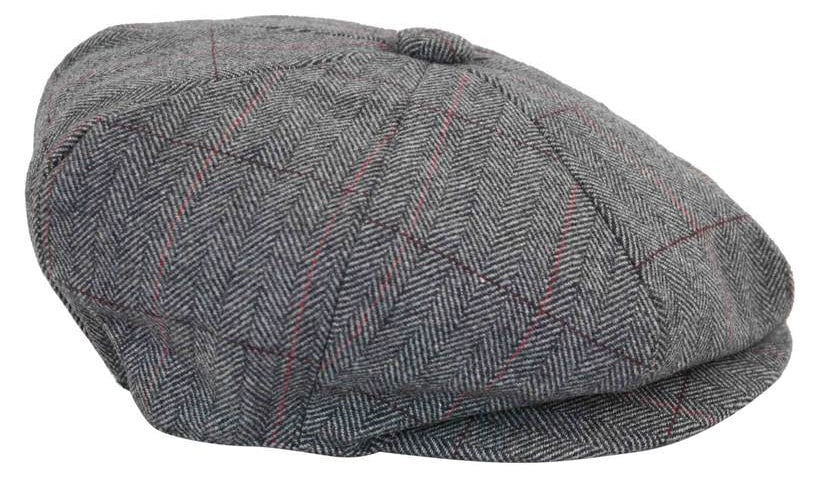 Muška kapa Peaky Blinders s tvidom i kockastim uzorkom