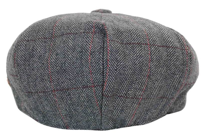 Muška kapa Peaky Blinders s tvidom i kockastim uzorkom