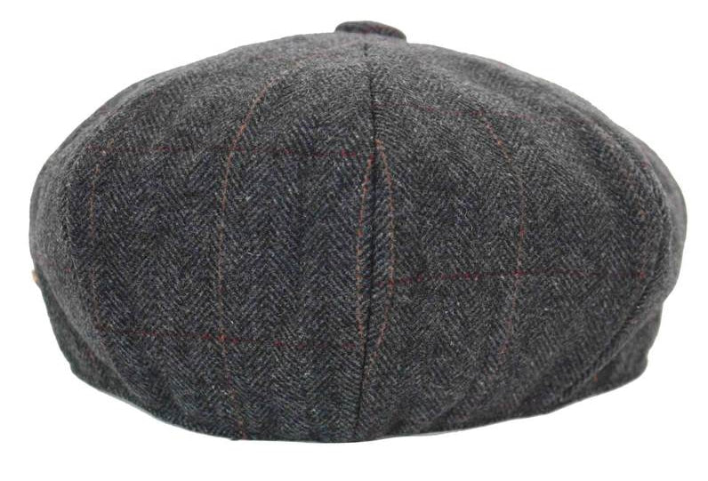 Muška kapa Peaky Blinders s tvidom i kockastim uzorkom