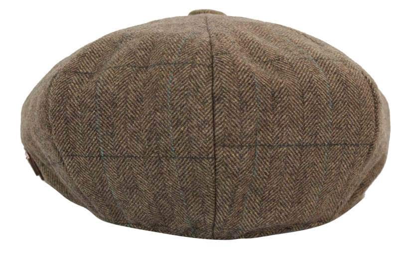 Muška kapa Peaky Blinders s tvidom i kockastim uzorkom