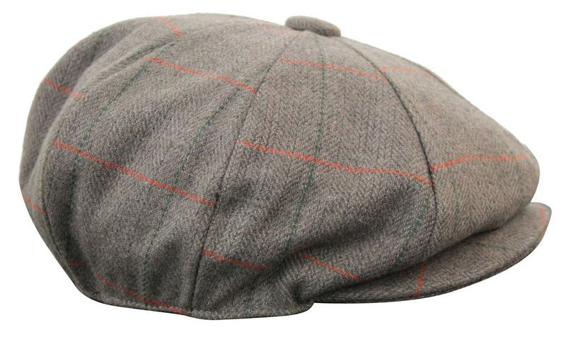 Muška kapa Peaky Blinders s tvidom i kockastim uzorkom