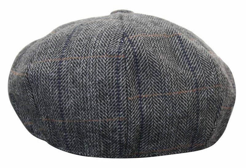 Muška kapa Peaky Blinders s tvidom i kockastim uzorkom