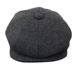 HT6316 - Muški šešir Peaky Blinders s uzorkom riblje kosti i tvidom