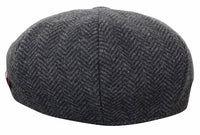 HT6316 - Muški šešir Peaky Blinders s uzorkom riblje kosti i tvidom