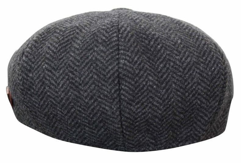HT6316 - Muški šešir Peaky Blinders s uzorkom riblje kosti i tvidom