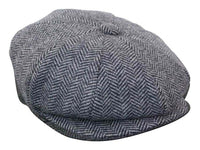 HT6316 - Muški šešir Peaky Blinders s uzorkom riblje kosti i tvidom