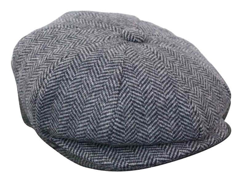 HT6316 - Muški šešir Peaky Blinders s uzorkom riblje kosti i tvidom