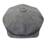 HT6364 - Muški šešir Newsboy Peaky Blinders s uzorkom riblje kosti i tvidom