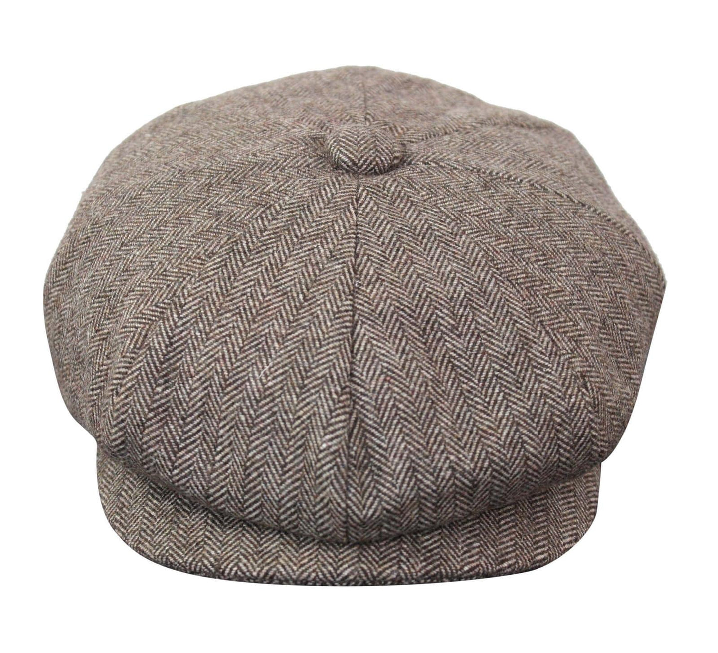 HT6364 - Muški šešir Newsboy Peaky Blinders s uzorkom riblje kosti i tvidom