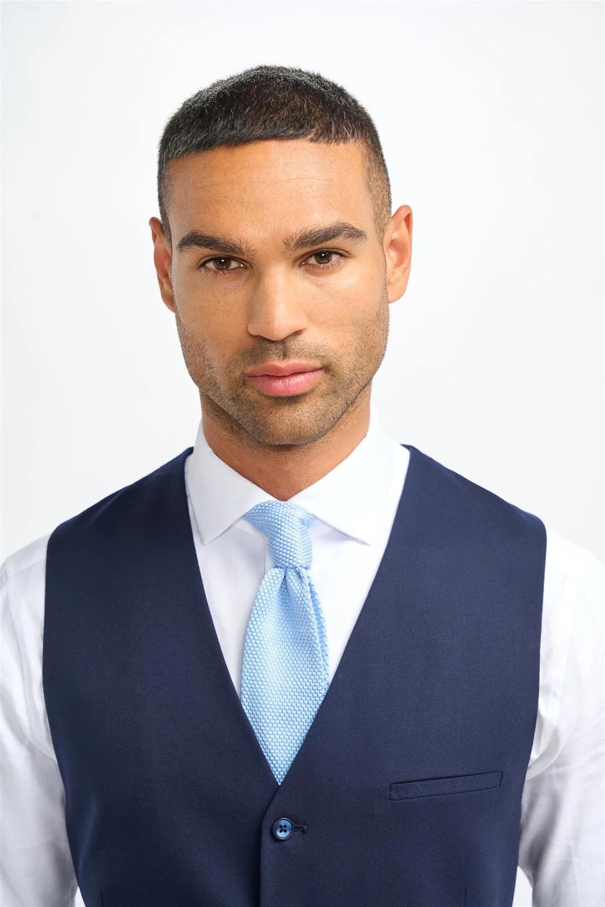 James - Muški tamnoplavi vuneni prsluk