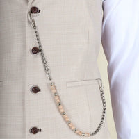 James - Muško trodijelno krem odijelo kroja