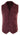 Muški pravi antilop kožni bordo elegantni ležerni prsluk vintage retro stila