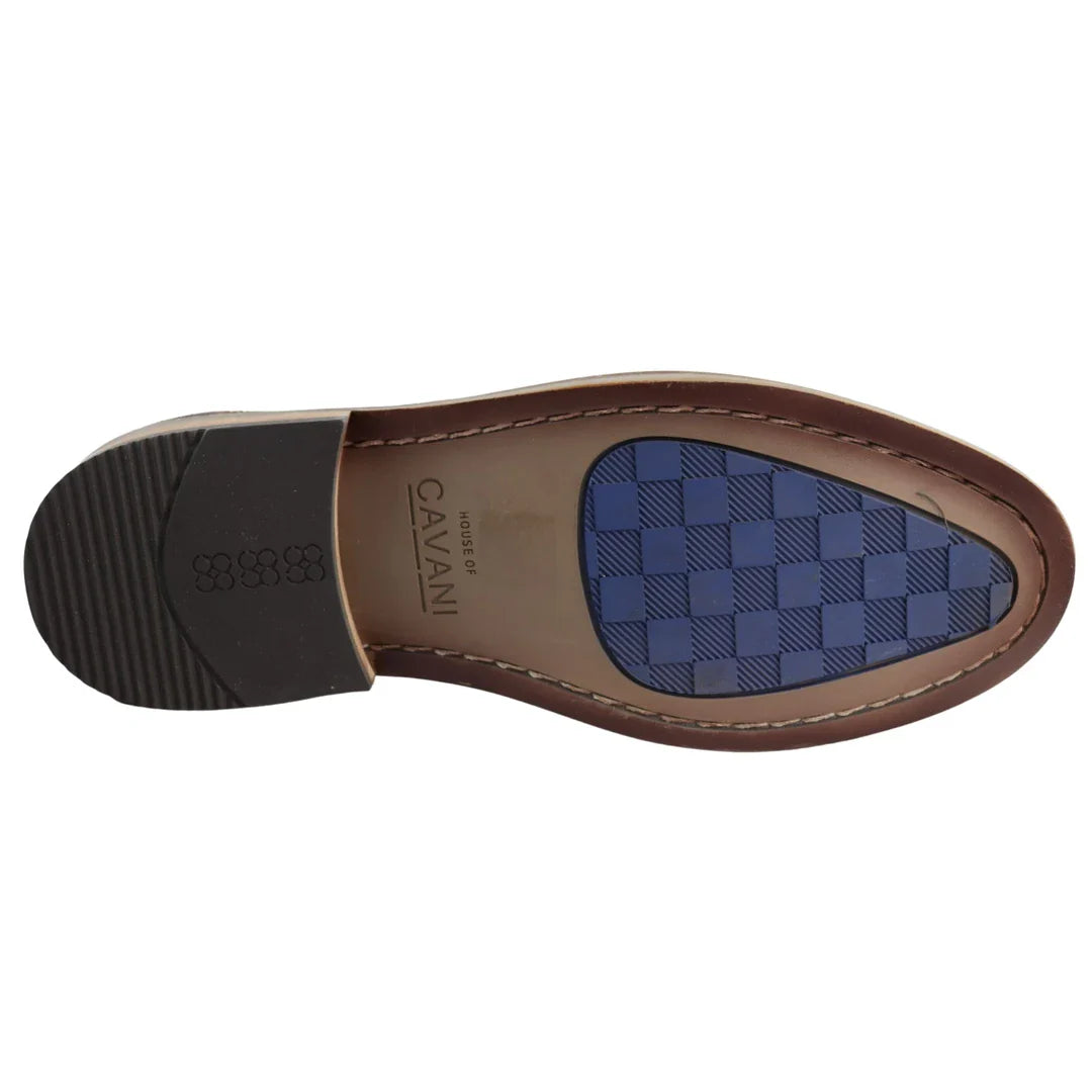 Muške mokasine od prave brušene kože, smeđe, elegantne, ležerne, klasične, udobne