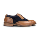 Dječje brogue cipele od prave kože s vezicama, elegantne, formalne, vintage, klasične, peaky