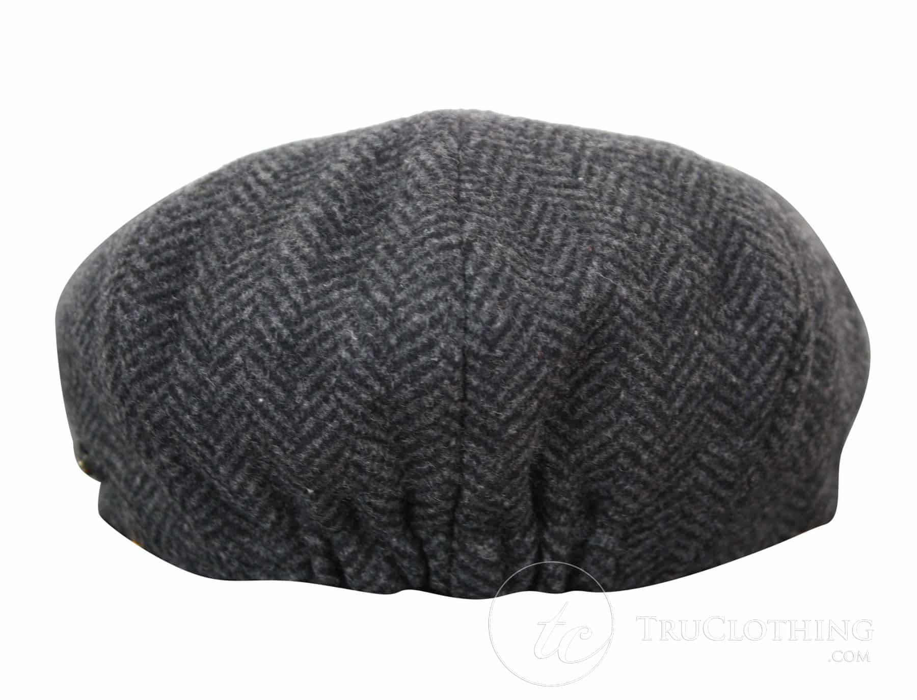 Dječji šešir Peaky Blinders Newsboy Tweed s 8 panela i uzorkom riblje kosti