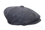 Dječji šešir Peaky Blinders Newsboy Tweed s 8 panela i uzorkom riblje kosti
