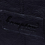 Putna torba od prave kože za noć - crna