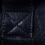 Putna torba od prave kože za noć - crna