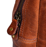 Putna torba od prave kože za noć - smeđa,