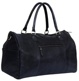 Putna torba od prave kože - crna