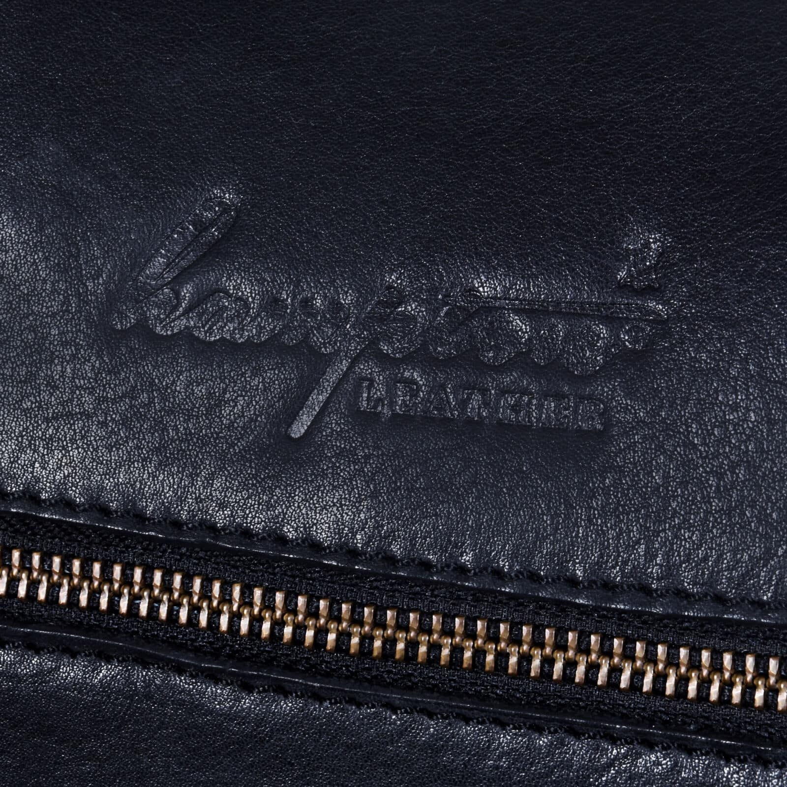 Putna torba od prave kože - crna