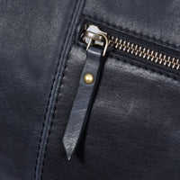 Putna torba od prave kože - crna