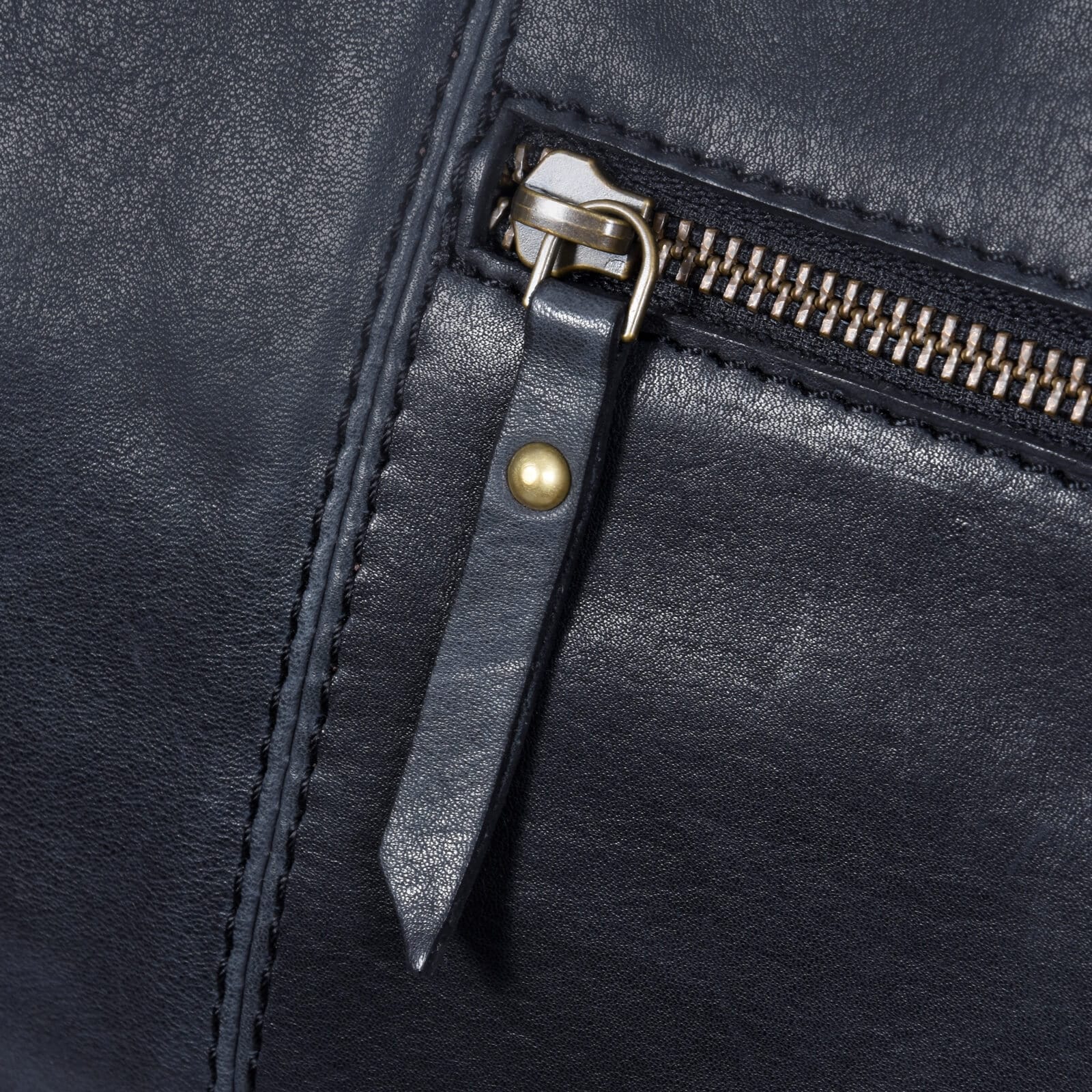 Putna torba od prave kože - crna