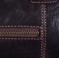 Putna torba od prave kože - smeđa