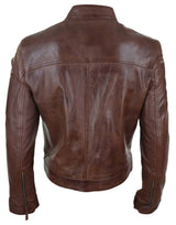 Lear Leather Classic muška bajkerska jakna - smeđa