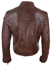 Lear Leather Classic muška bajkerska jakna - smeđa