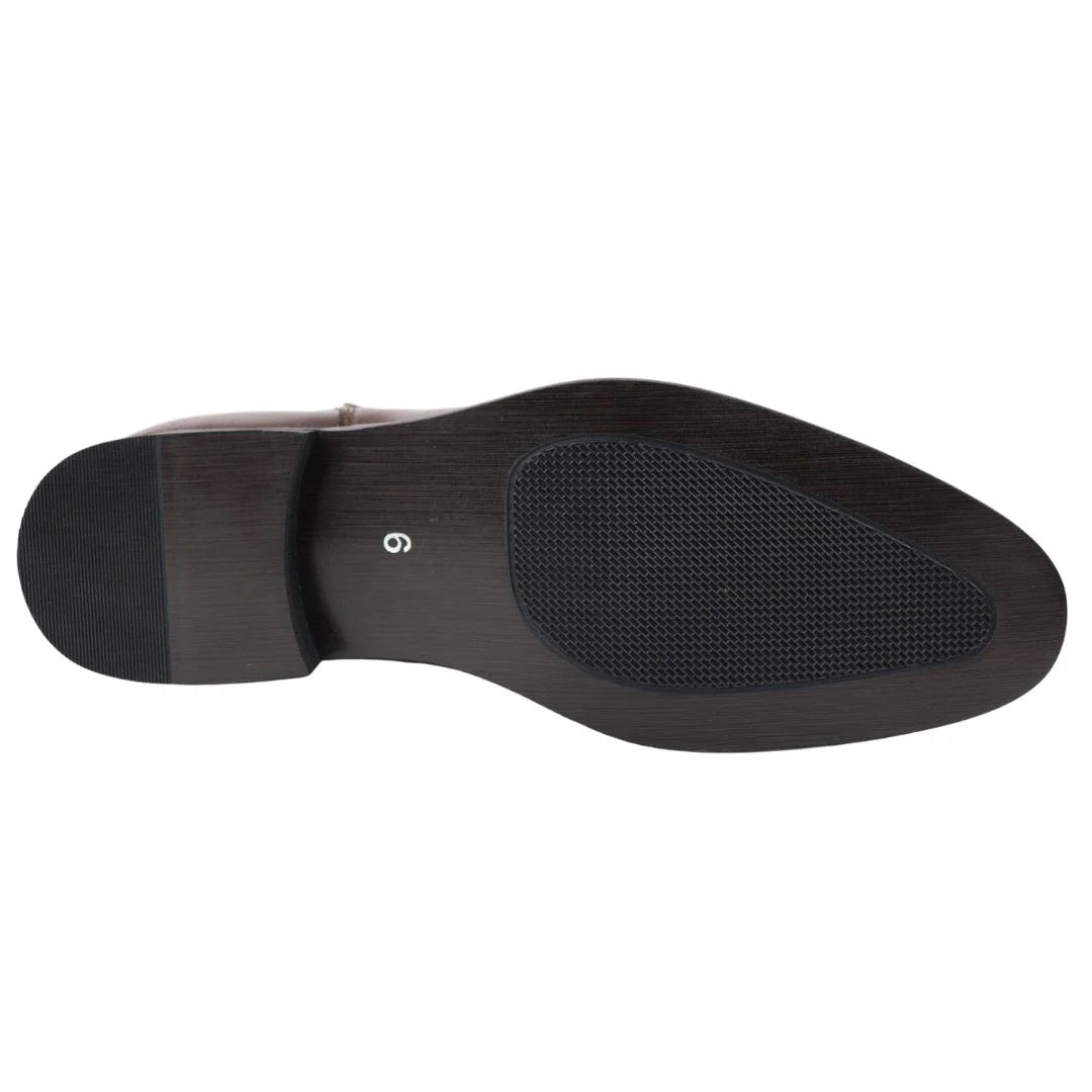 Muške smeđe gležnjače Chelsea Slip-On