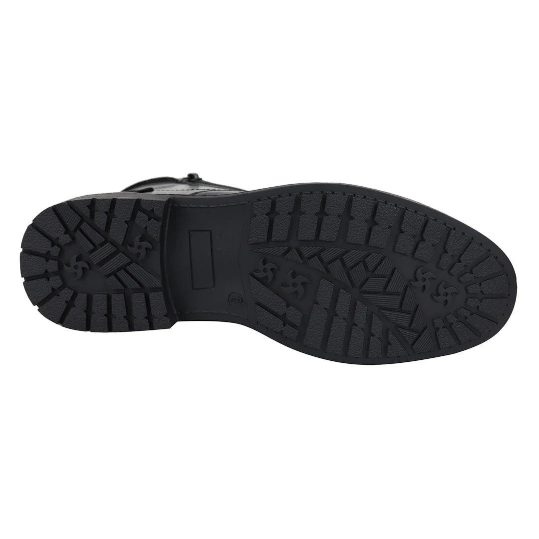 Muške crne gležnjače s vezicama