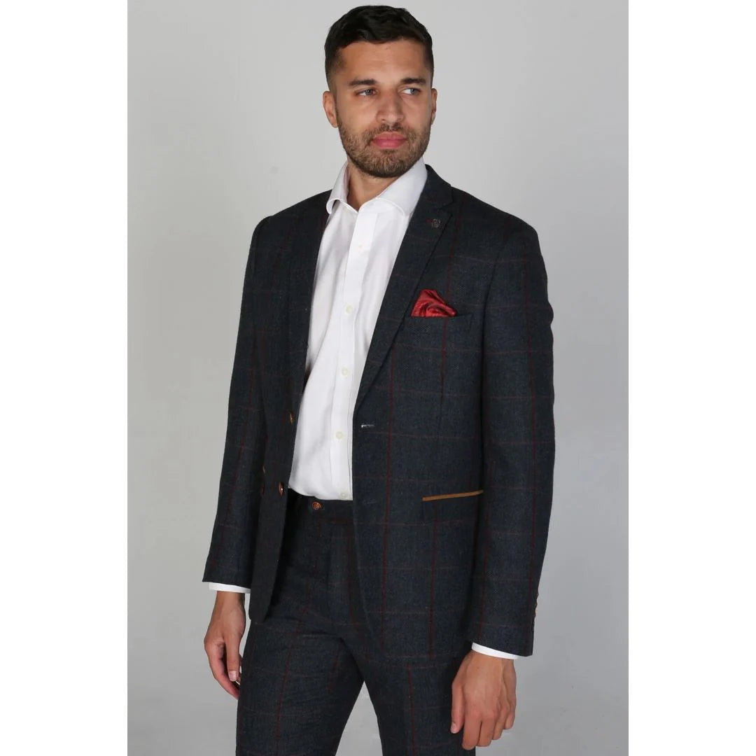 Madrid - Muški plavi tvid sako