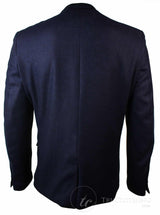 Muški ljubičasti tvidni sako s uzorkom riblje kosti, vintage uski kroj, crni obrub, elegantno-ležerni - ljubičasti