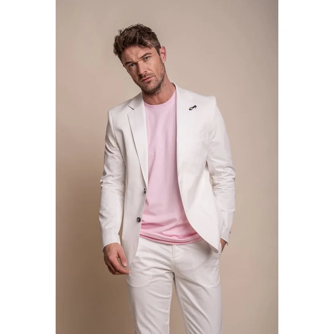 Mario - Muški elegantni ljetni krem sako
