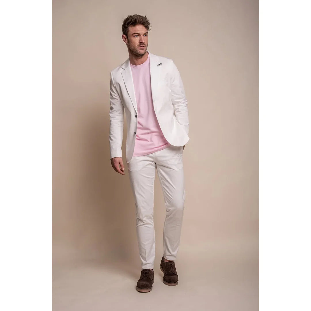 Mario - Muški elegantni ljetni krem sako