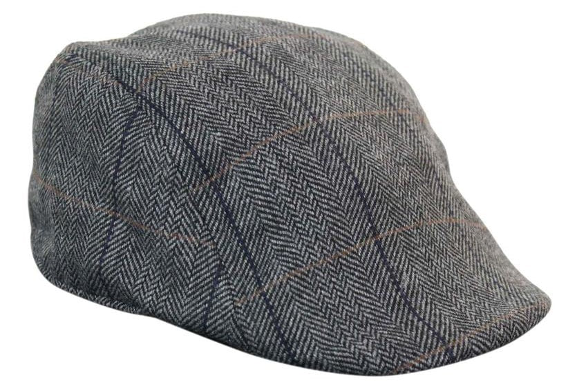 Marc Darcy DX7 Muški tvid Vintage Retro Grandad Ravne kape Šeširi Peaky Blinders Karirani Klasični