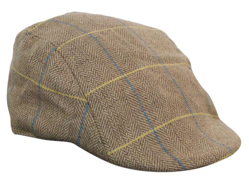 Marc Darcy DX7 Muški tvid Vintage Retro Grandad Ravne kape Šeširi Peaky Blinders Karirani Klasični