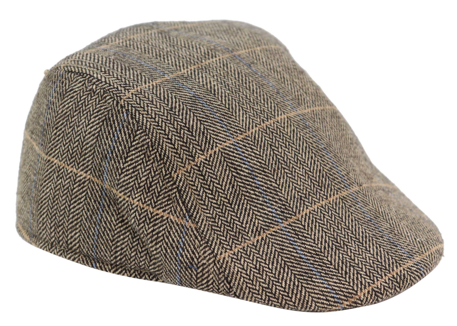 Marc Darcy DX7 Muški tvid Vintage Retro Grandad Ravne kape Šeširi Peaky Blinders Karirani Klasični
