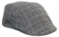 Marc Darcy Hampton muške tvid vintage retro ravne kape s kapom od djeda, šeširi Peaky Blinders Check Classic