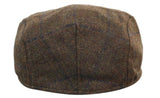 Marc Darcy TB4 Muški tvid Vintage Retro Grandad Ravne kape Šeširi Peaky Blinders Karirani Klasični