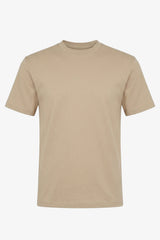 Muška klasična smeđa pamučna majica kratkih rukava