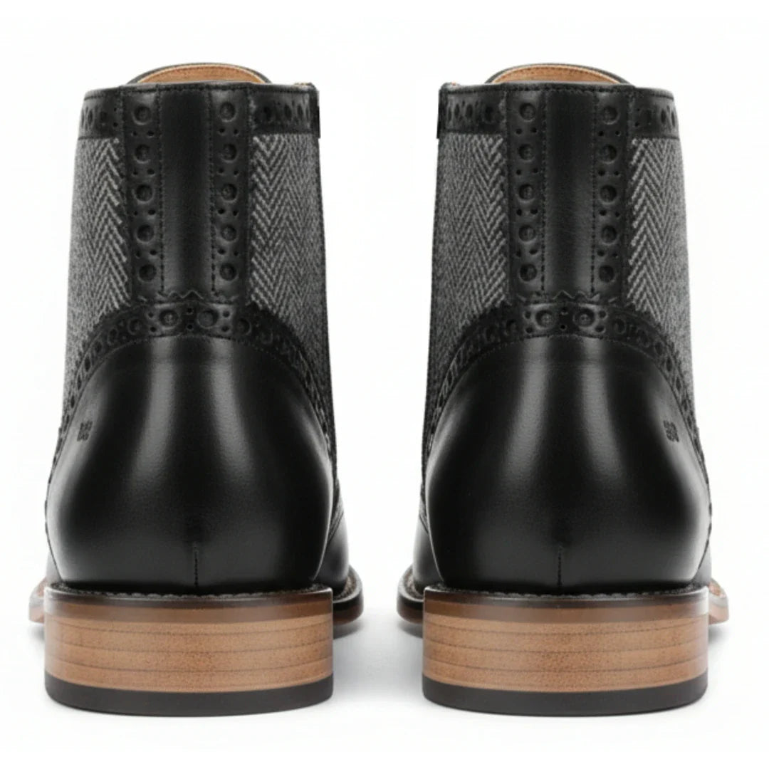 Muške gležnjače s brogue uzorkom i Wingtipom